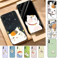 lvtlv natsume yuujinchou nyanko sensei phone case for huawei y 6 9 7 5 8s prime 2019 2018 enjoy 7 plus
