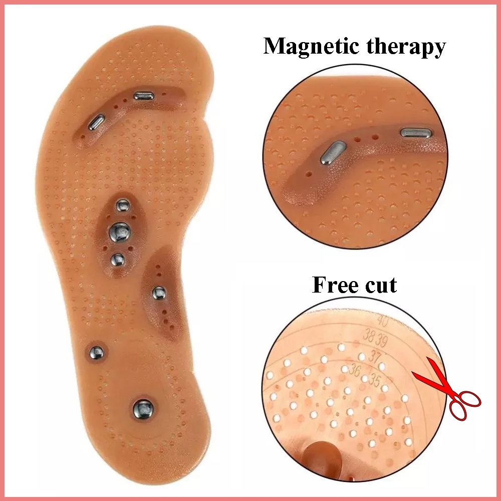

Foot Massager Magnetic Therapy Slimming Insoles For Loss Weight Acupuncture Massage Health Care Sole Mat For Shoes Masajeador