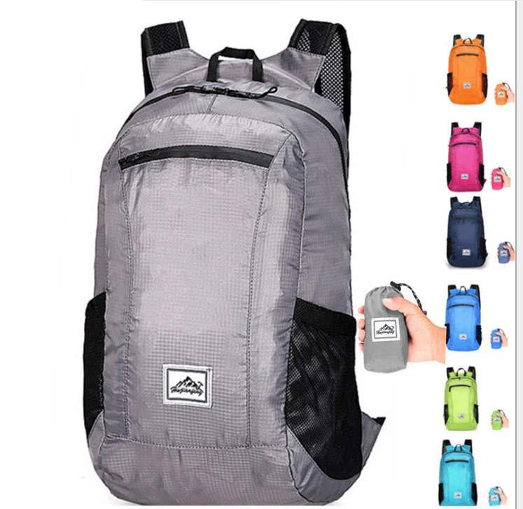 

20L Lightweight Portable Outdoor Folding Backpack Travel Mountaineering Bag Waterproof Nylon Sports Backpack Unisex