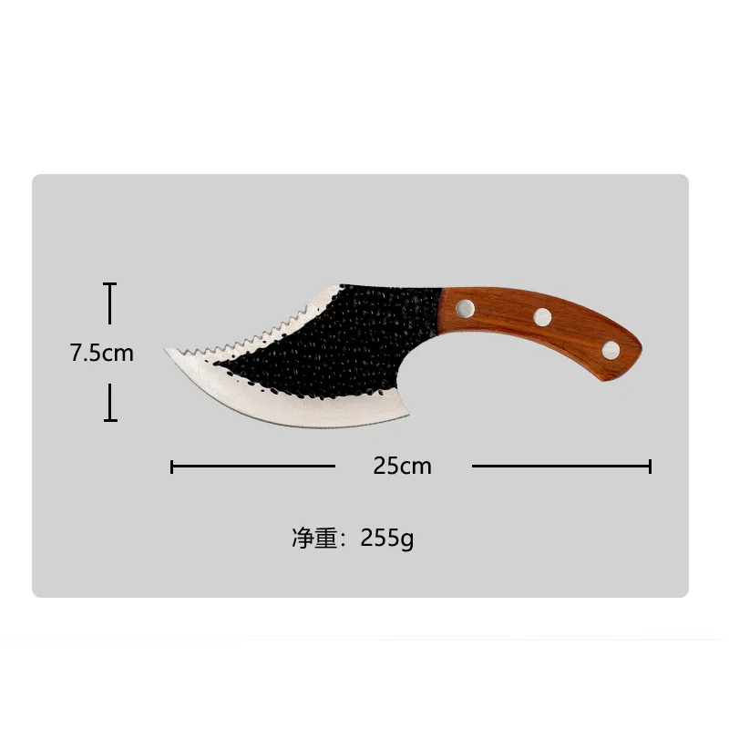 

Forginghammer-printedbone-pickingknife kitchenkitchen knifeoutdoorsmallmacheteslaughtercut meat slice split multi-use knife spot