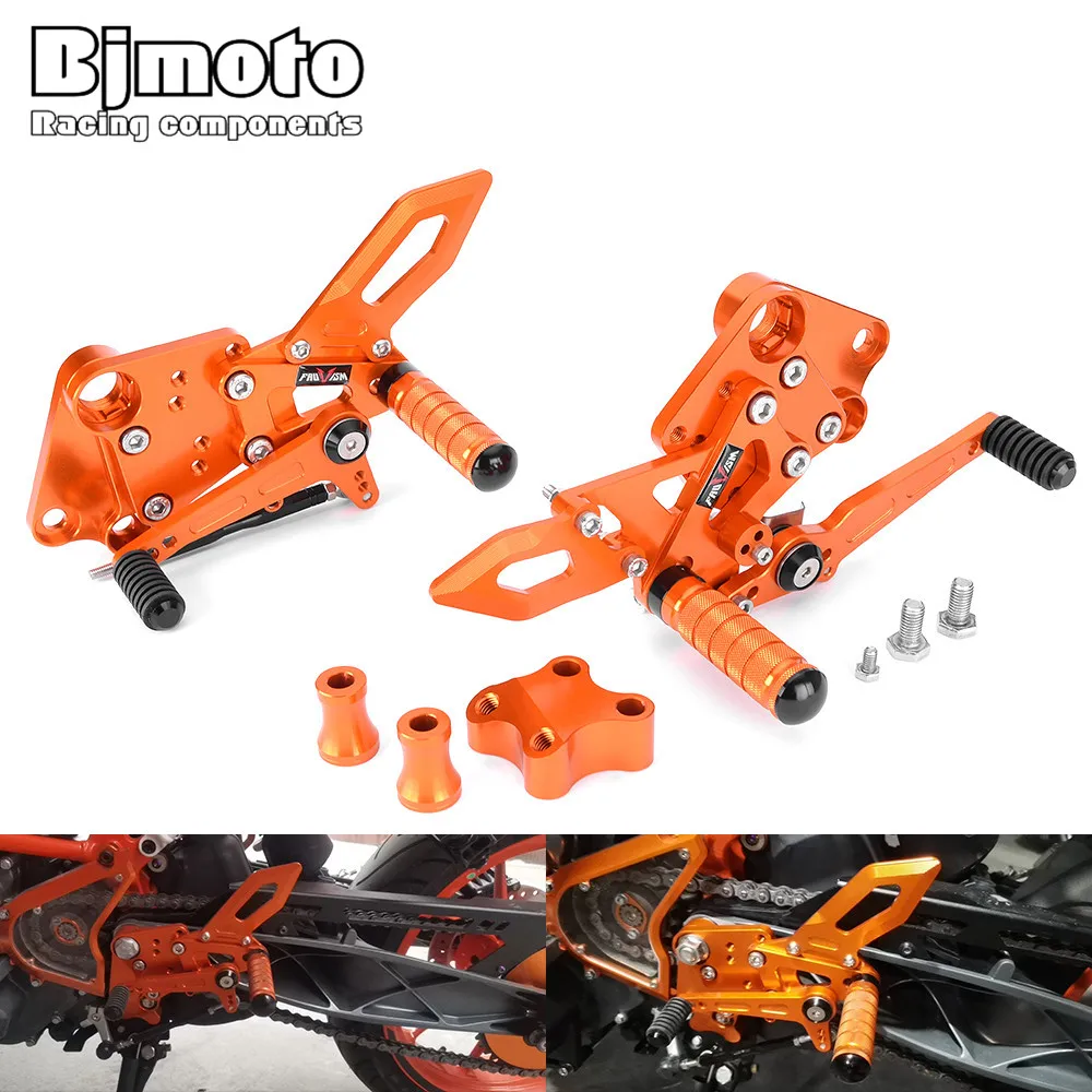 Для DUKE 390 2017 2018 2019 2020 мотоцикла CNC регулируемый задний комплект задние комплекты