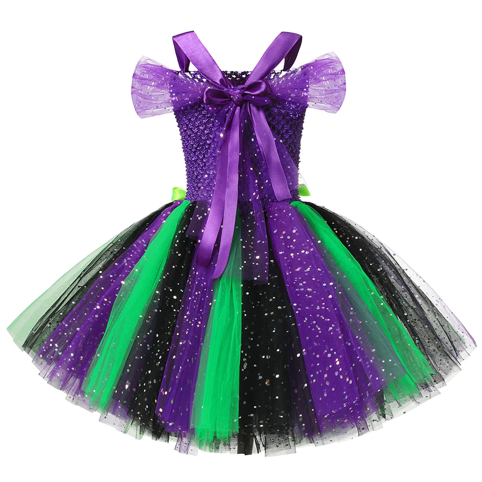 Girls Descendants 3 Mal Evie Knitted Tutu Dress Up Clothes Uma Audrey Princess Costume Birthday Pageant Party Fantasy Dresses | Детская