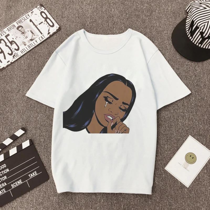 2020 летний топ мода ледяной пальто с принтом героев из мультфильмов для девочек Kpop