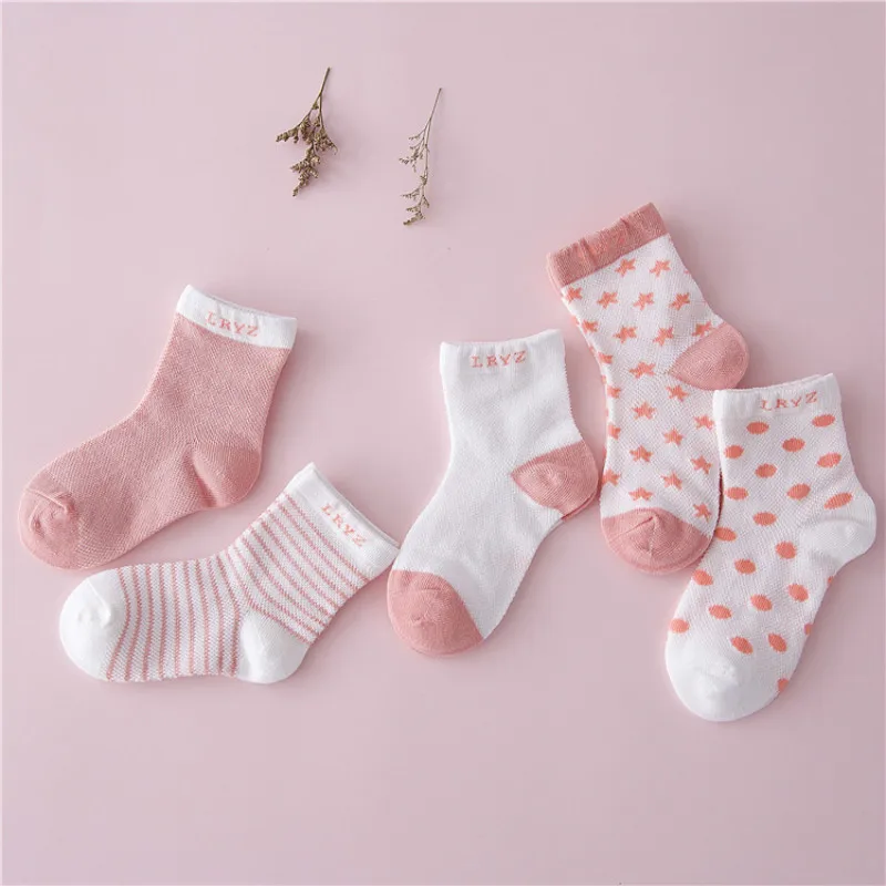

5Pairs Infant Baby Socks Autumn Children Girls Socks Cotton Newborn Cartoon Boy Toddler Socks Baby Clothes Accessories