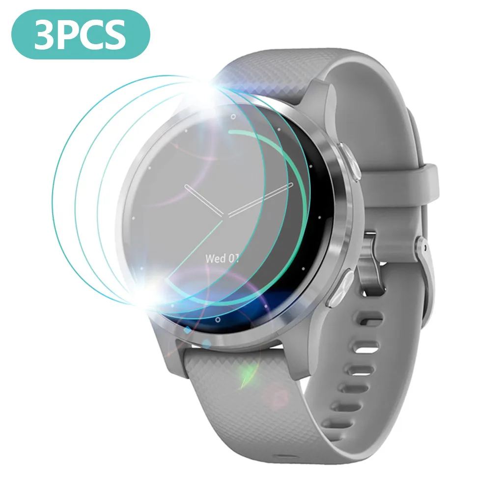 

3PCS Ultrathin Film Tempered Glass Screen Protector for Garmin Vivoactive 4