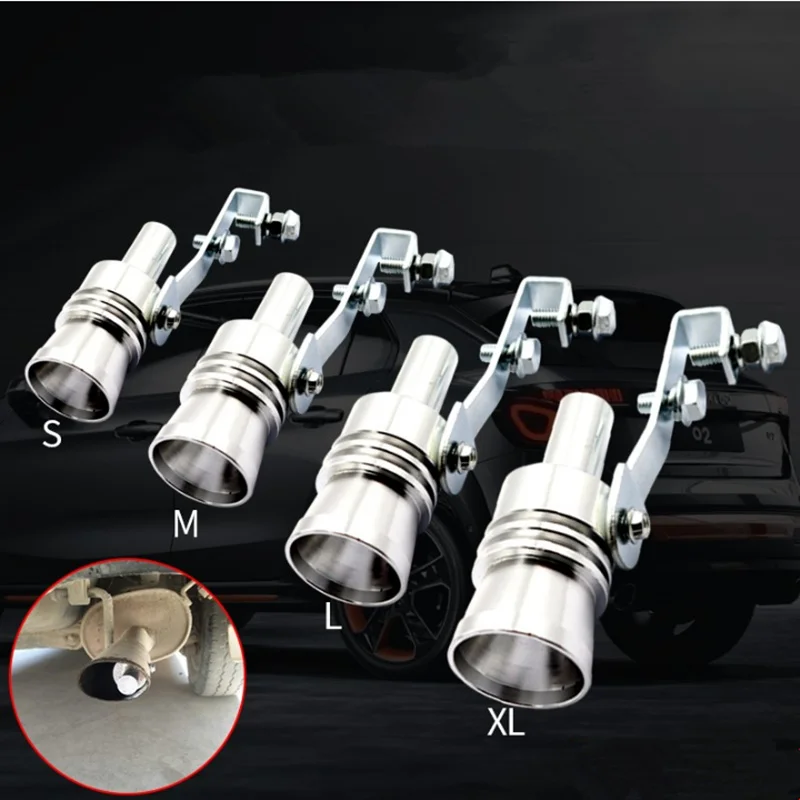 Universal Car Turbo Sound Whistle Muffler Exhaust Pipe Auto Accessories For Dodge Caliber Challenger Charger Durango