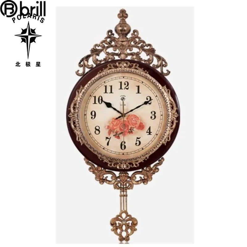 

White Wall Clock Vintage Silent Pendulum Clock Wall Decor Living Room Retro Swing Wall Clock Luxury Antiguedades Vintage Hogar