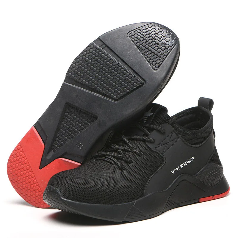 Мужские и женские кроссовки повседневные из стали для работы безопасности