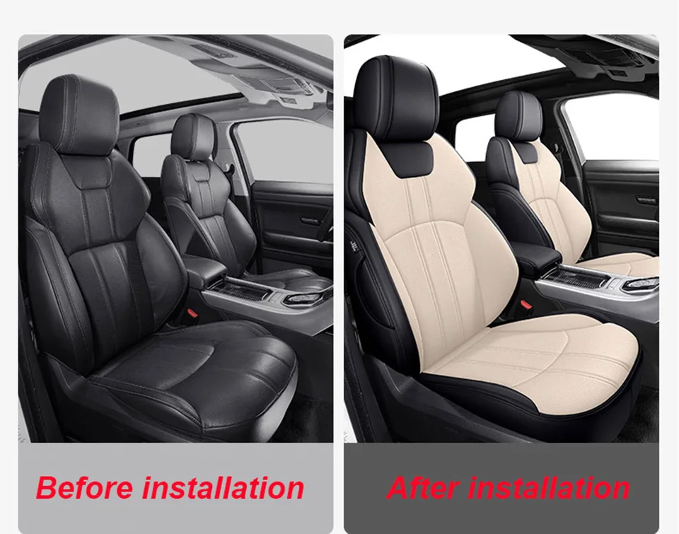 Накидки на автомобильные сиденья из кожи NAPPA аксессуары для Mitsubishi asx 2013 2014 2015 2016 2017