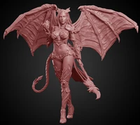 1 24 75mm 118 100mm resin model kits vampire bat female figure unpainted colourless rw 428