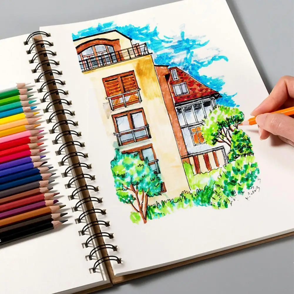 

Notebook Sketchbook Graffiti Notebook For School Supplies Stationery Size Pages Notebook Kraft School Office 50 A5 Paper G2u0