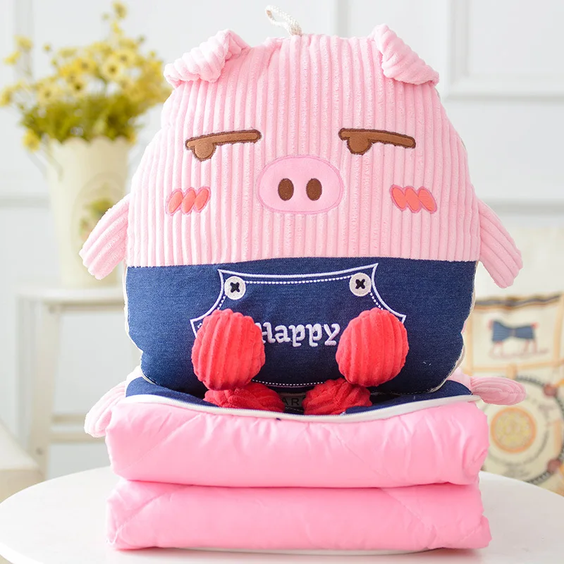 Плюшевый медведь 2 в 1 игрушки слоны с ушами мягкие животные подушка одеяло