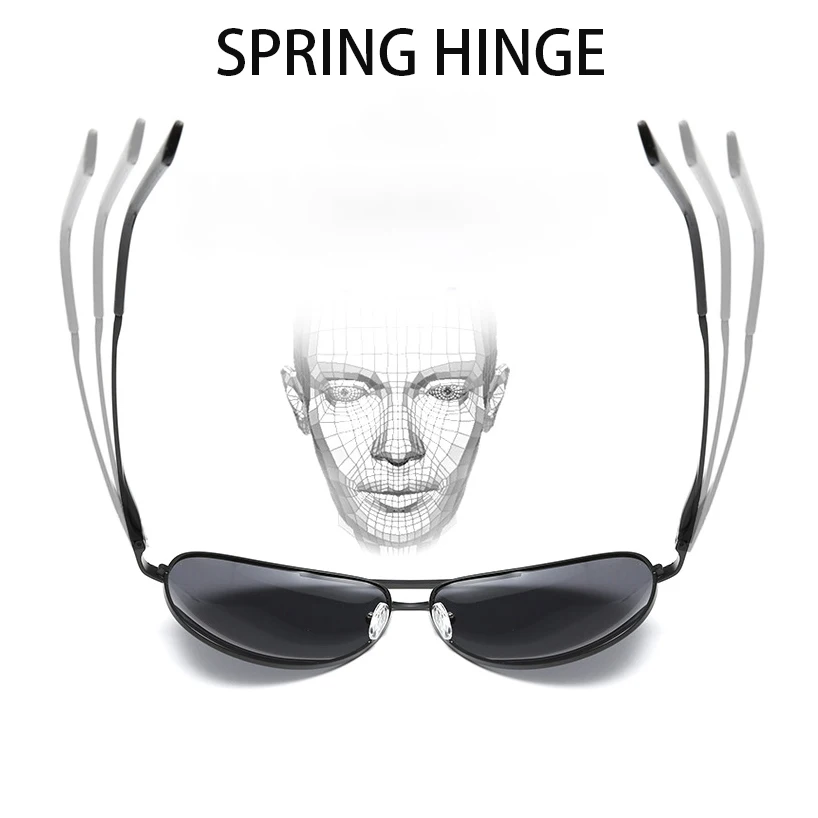 Cubojue 160mm Mens's Sunglasses Polarized Oversized Sun Glasses for Man Driving Spring Hinge UV400 Case Free Big Fat Face