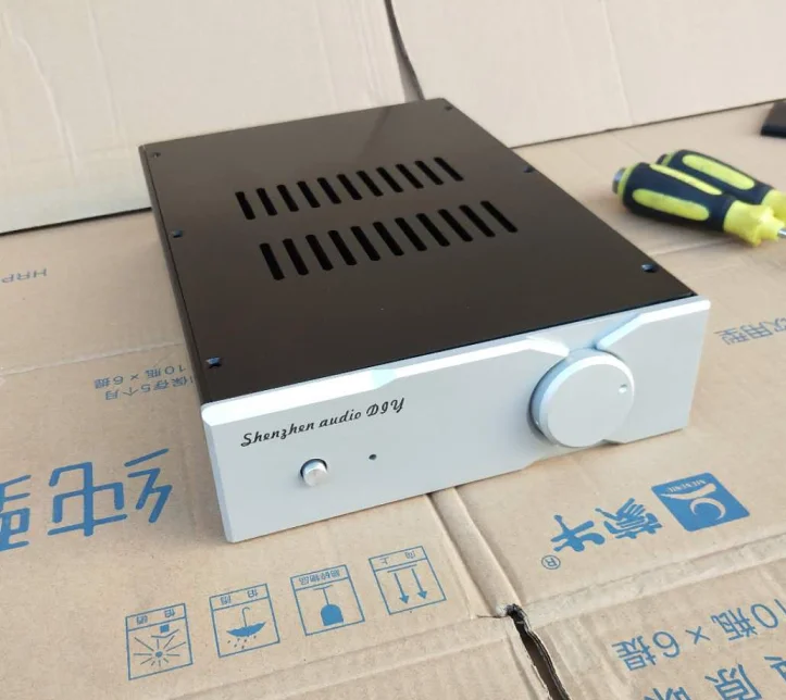 

All aluminum amplifier chassis / Preamplifier case / AMP Enclosure /DIY box (220 *70*300mm)