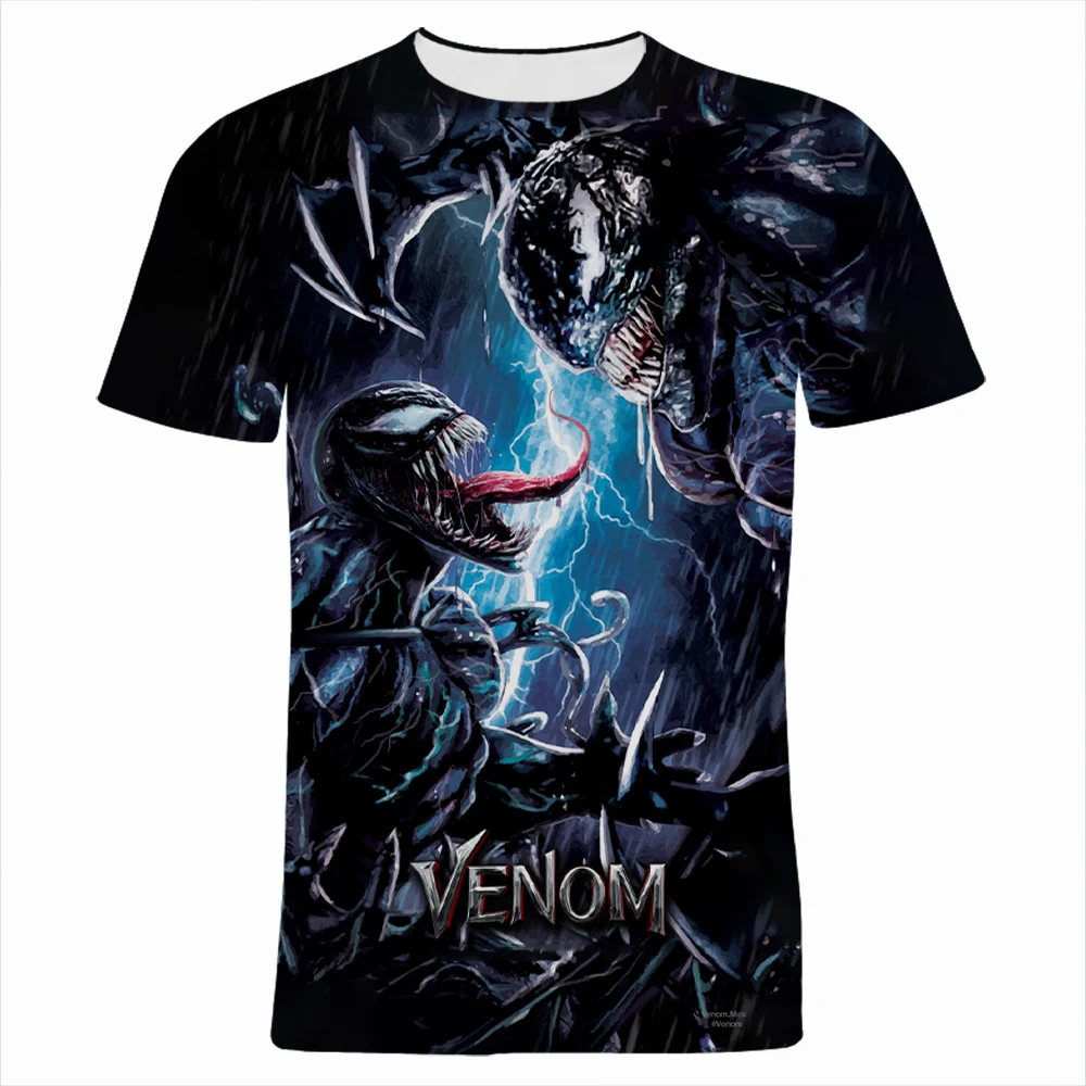 Футболка Мужская/женская с 3D-принтом модная рубашка коротким рукавом Веном