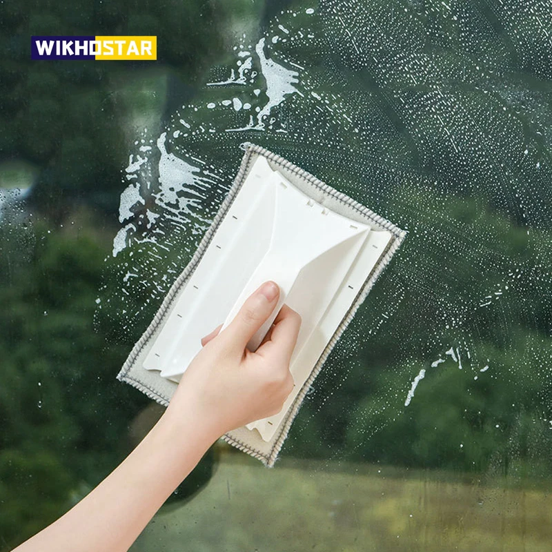 

WIKHOSTAR окна паз щетка для очистки стекла очиститель окна слот Чистящая салфетка многофункциональный бытовой Чистка инструменты