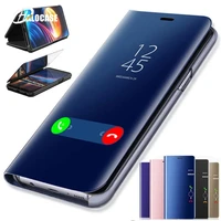 for samsung a 51 71 case smart mirror flip case a515fds a715fds 6 5 6 7 book phone coque for samsung galaxy a51 a71 2019
