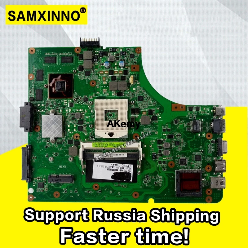 K53SV материнских плат REV: 3,0/3,1 для ASUS K53SV A53S K53S X53S P53S K53SC K53SJ K53SM Материнская плата ноутбука 8* видеопамяти