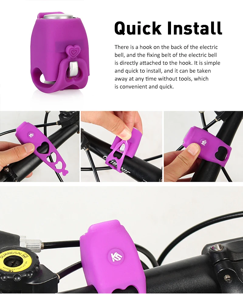 Велосипедные аксессуары USB Перезаряжаемый/аккумулятор велосипедный колокольчик