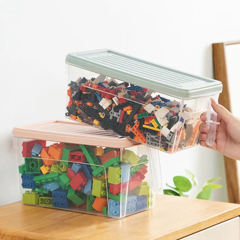 

Large-capacity Storage Box Toy Building Block Classification Small Particle Parts Transparent Sub-packing Storage Organizing Box
