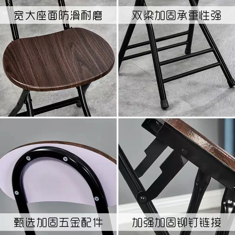 저렴한 가정용 접이식 의자, 간편한 휴대용 레저 접이식 스툴, 스톨 렌탈 하우스, 기숙사 식당 의자