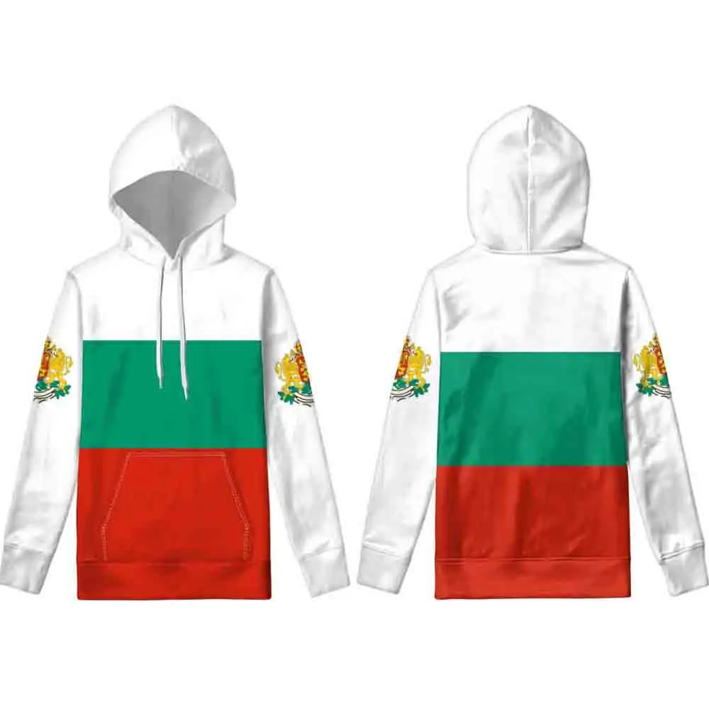 

BULGARIA hoodie diy free custom made name number bgr country sweatshirt nation flag bg bulgarian college print photo clothes