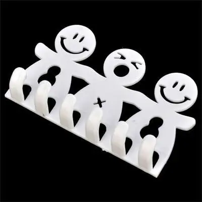 

Suction Hooks 5 Position Tooth Brush Holder Bathroom Sets Cute Cartoon Sucker Toothbrush Holder bathroom accessories