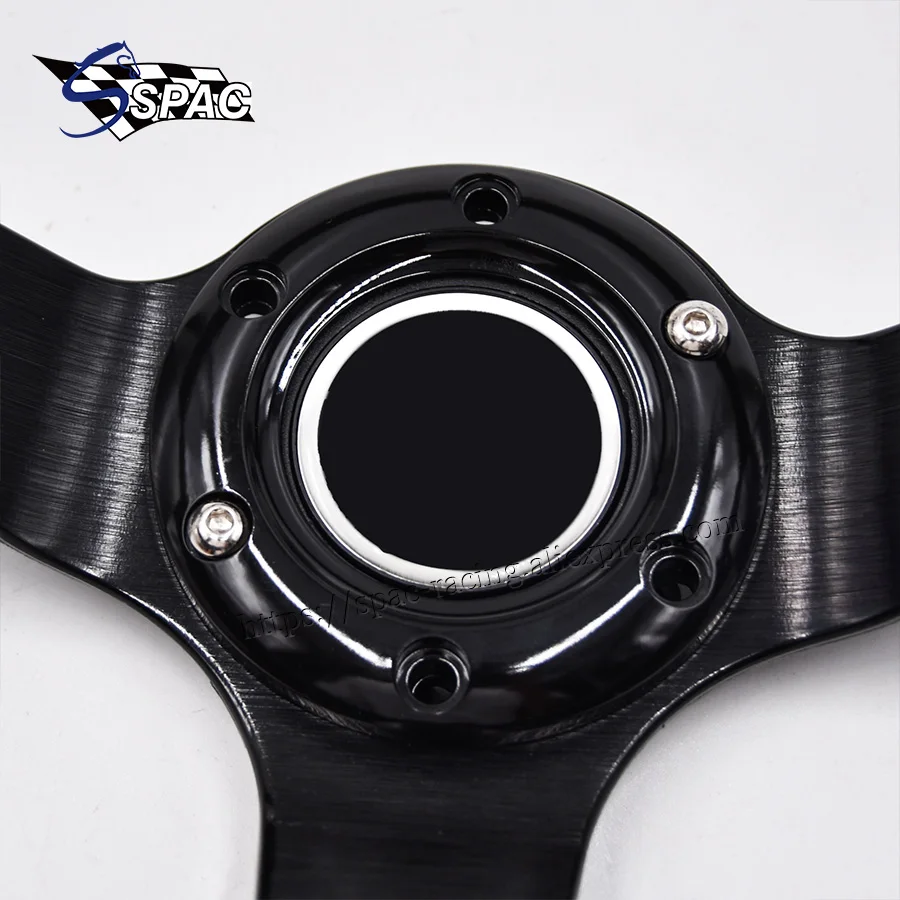 Универсальный 14 дюймовый автомобильный интерьер карт рулевое колесо черный