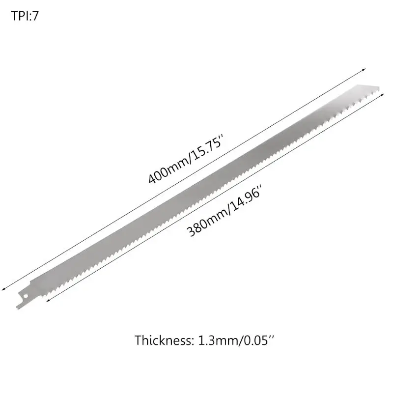 

Stainless Steel 400mm Reciprocating Power Saw Blade Effective For Cutting Wood Woodworking Tool Accessories