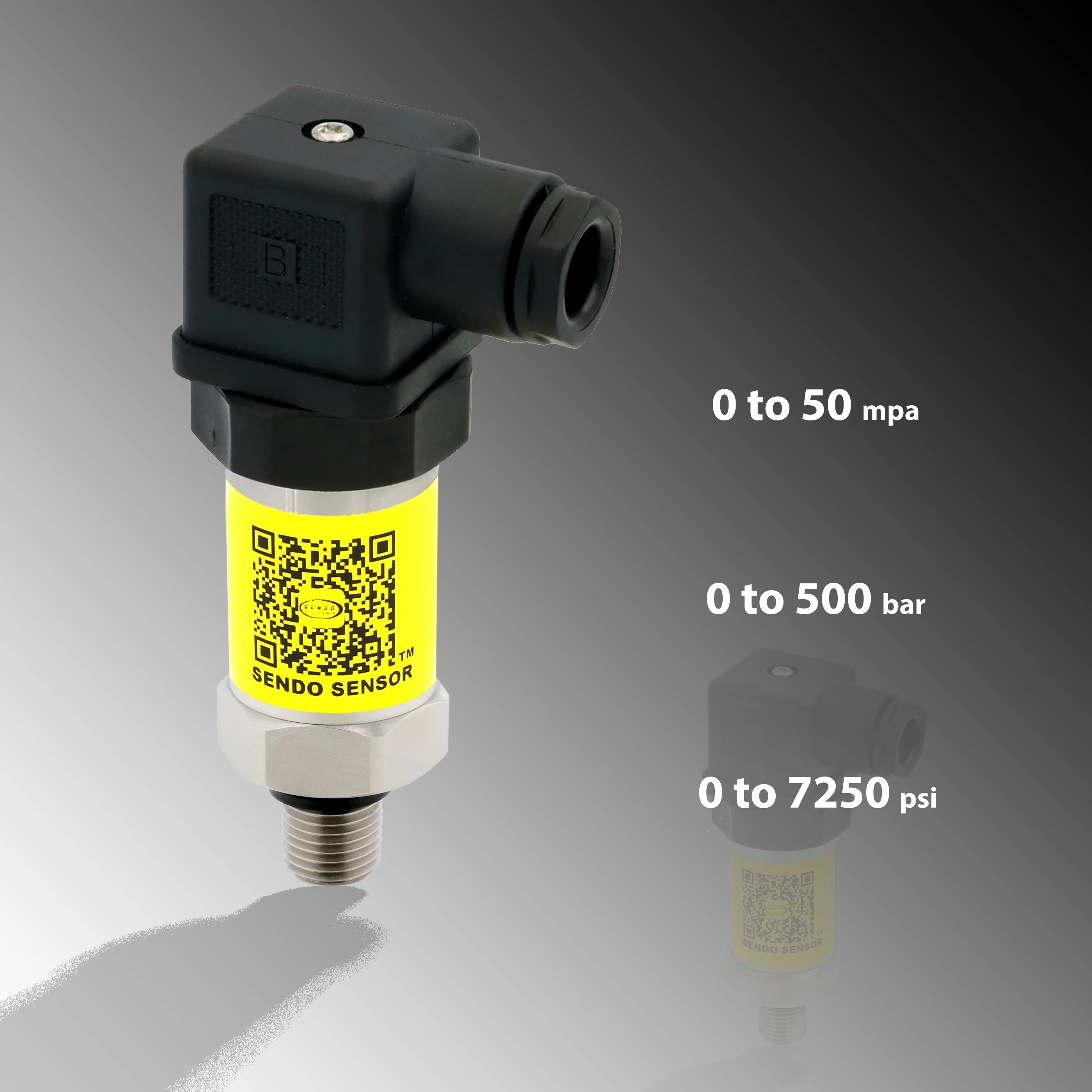 0-5 v 0-10 v 4 20 mA 0.5 4.5 v pressure sensor, sealed gauge 500 bar, high pressure 0 50mpa, 1 2, 1 4 in male thread connector
