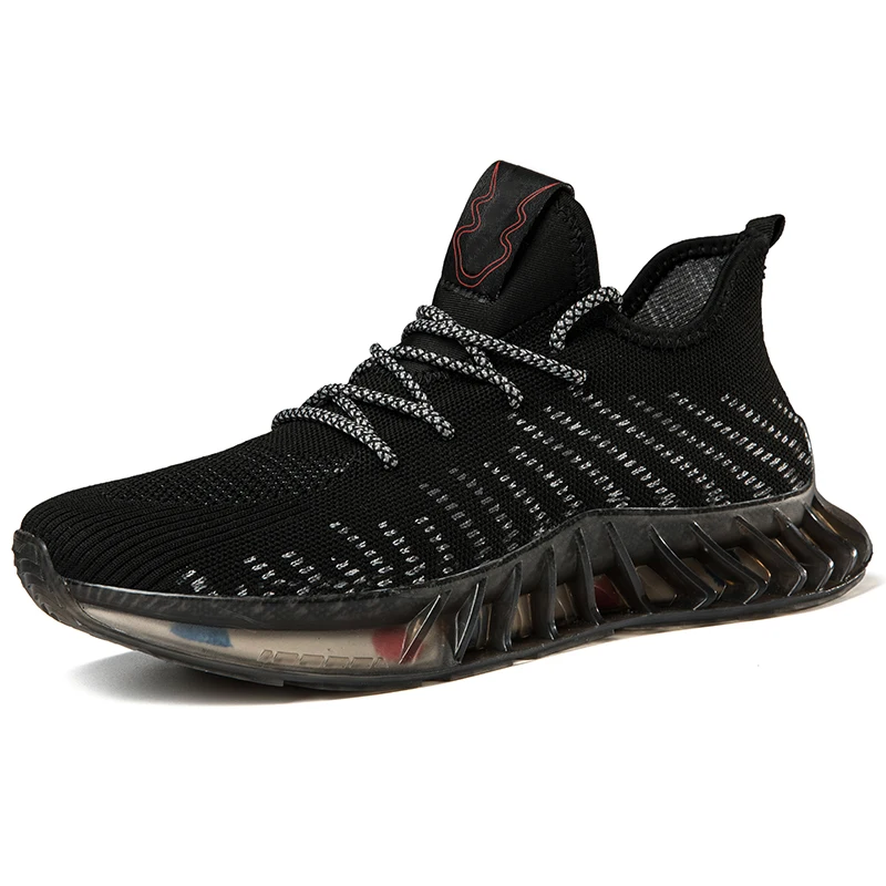 

New Mesh Running Shoes Men Breathable Sport Shoes For Male Jogging Zapatillas Hombre Brand Platform Black White Mens Trainers
