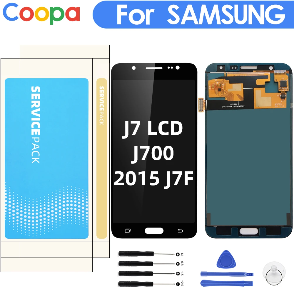 5 ''ЖК дисплей для SAMSUNG Galaxy 2015 J7 J700 LCD J700F J700M сенсорный экран дигитайзер в сборе