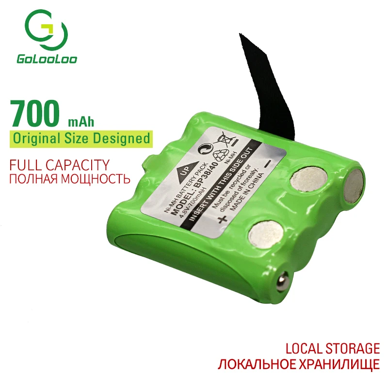 Аккумуляторная батарея Golooloo 4 8 В 700 мАч Ni MH для аналогичной модели MOTOROLA TLKR T4 T5 T6 T7 T8