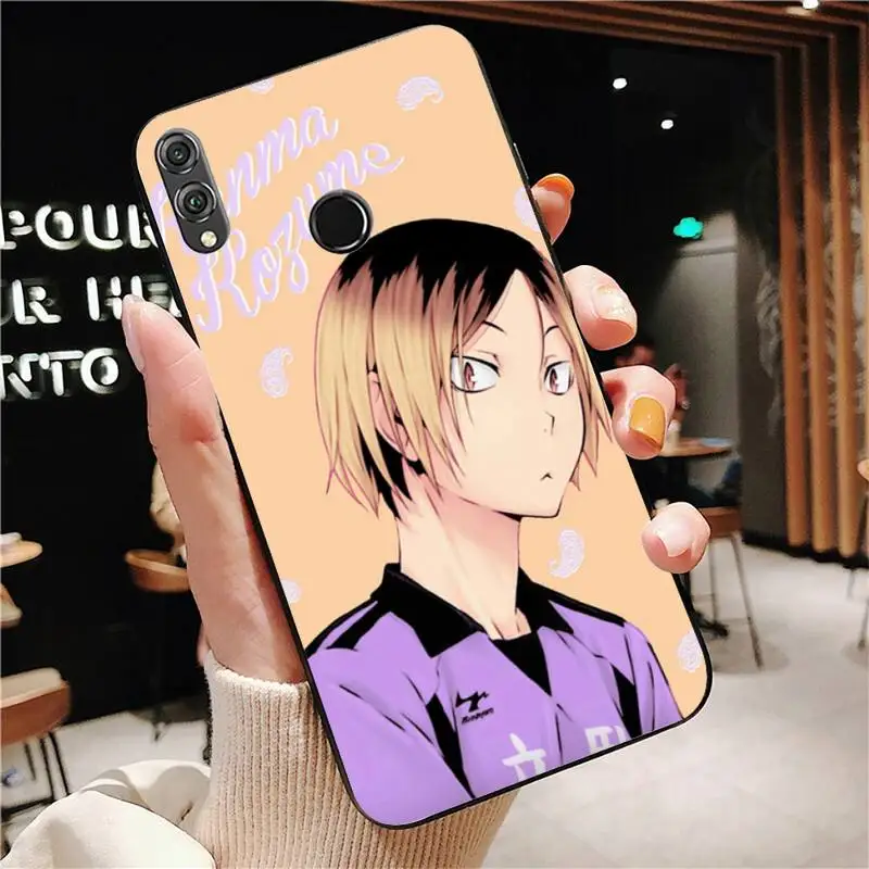 

Ultra Thin Luxury Silicone Fundas For Huawei Honor 10i 20i 8 Pro 9 10 20 Lite 30 Pro Kenma Kozume Of Haikyuu Phone Case