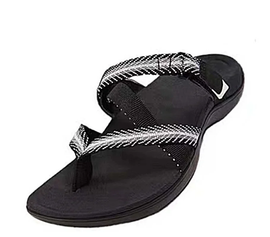 

2021 Sandals Women's Chunky Flats Shoes Female Slippers Platform Woman Leather Casual Shoes Beach Ladies Slippers Woman Sandal