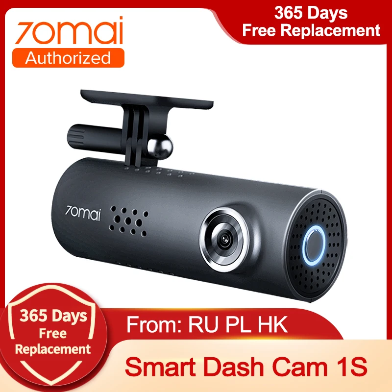 

Видеорегистратор автомобильный 70mai 1S, Wi-Fi, 1080P HD, ночное видение, G-датчик