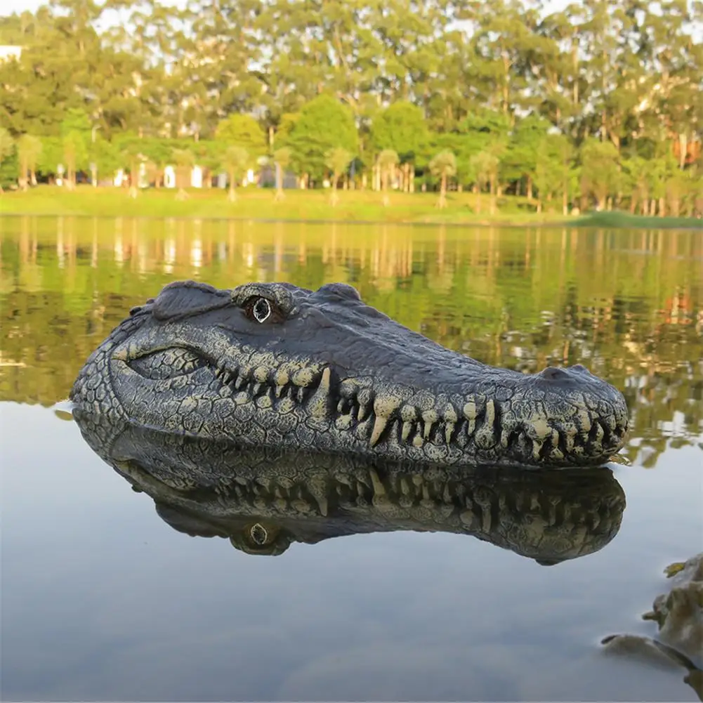 

hot sales 2.4Ghz Floating Crocodile Head Pool RC Crocodile boat Toys
