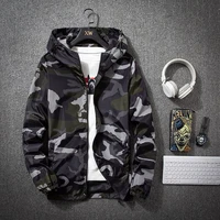 autumn men jackets hooded long sleeve zipper camouflage lightweight coat army tactical military jackets men clothing 2021 new