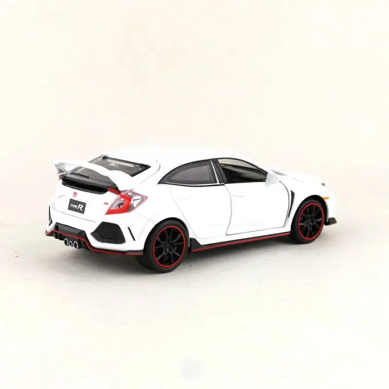 1:32 Масштаб/Литье под давлением металлическая игрушка/Honda Civic Тип R гоночный автомобиль/звук и свет/оттяните назад набор для обучения/фестиваль подарок для ребенка