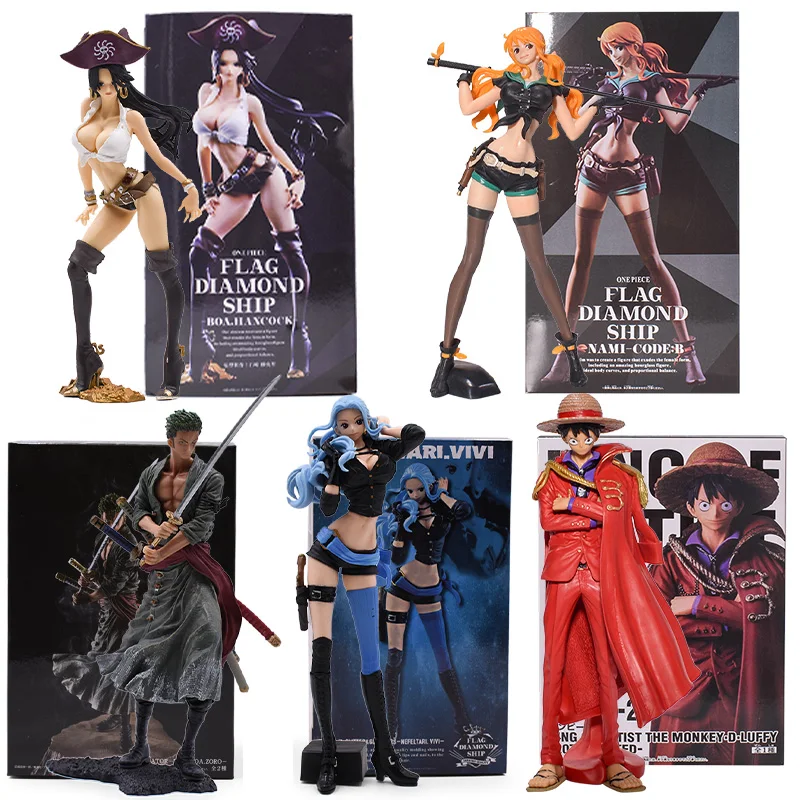 

One Piece Figure Nico Robin Boa Hancock Nami Reiju Sexy Pretty Girl Action Figure 20th Anniversary Luffy Collection Model Toys
