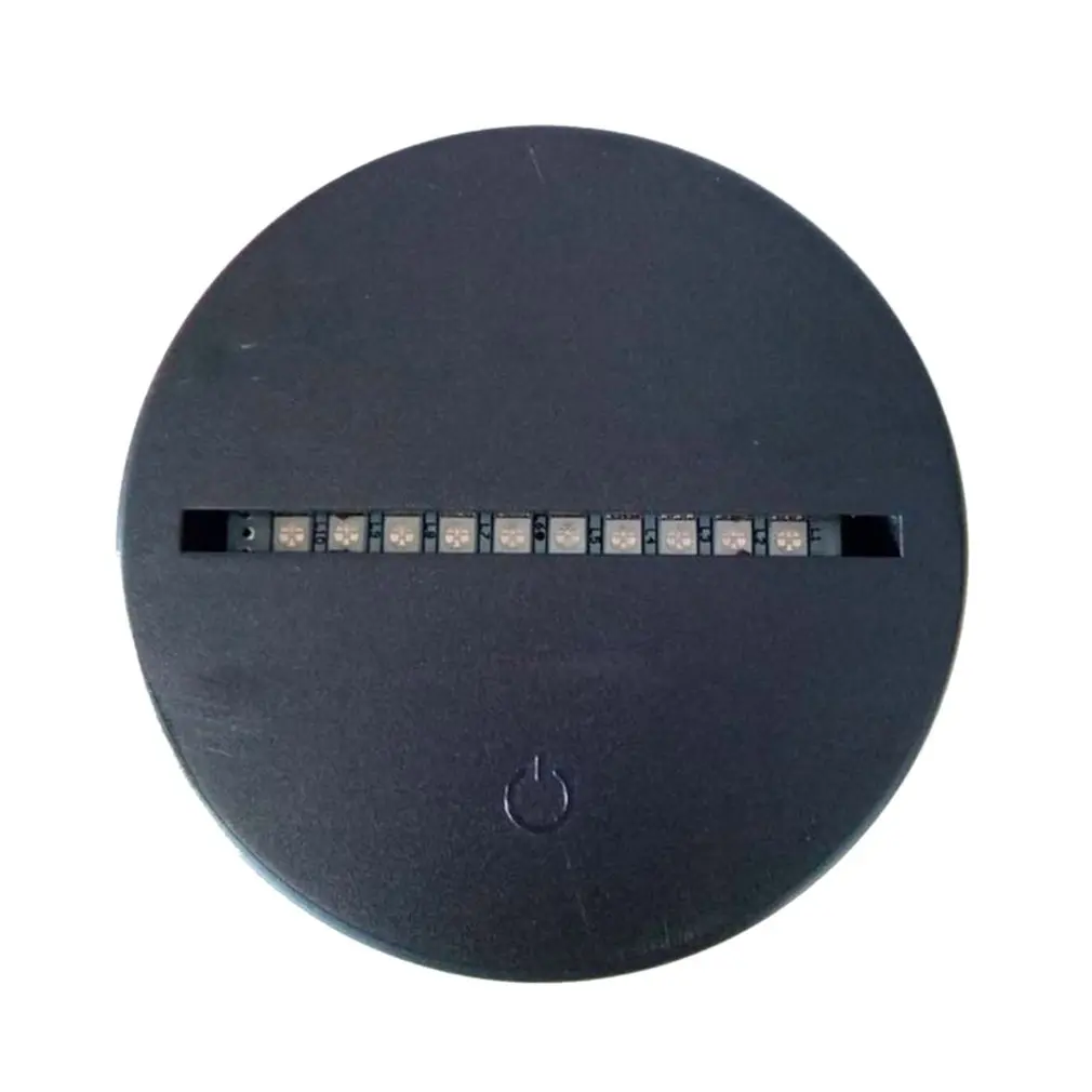 

LED Lamp Bases for 3D Illusion Night Light 7 Colors Touch Switch Replacement Base for 3D Table Desk Lamps