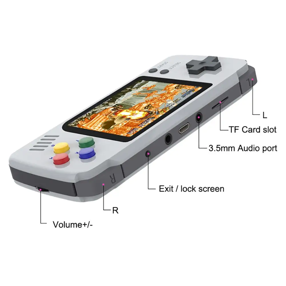 2019 новые 64 bit с открытым исходным кодом ручная игровая машина для FC GBA SFC MD PS