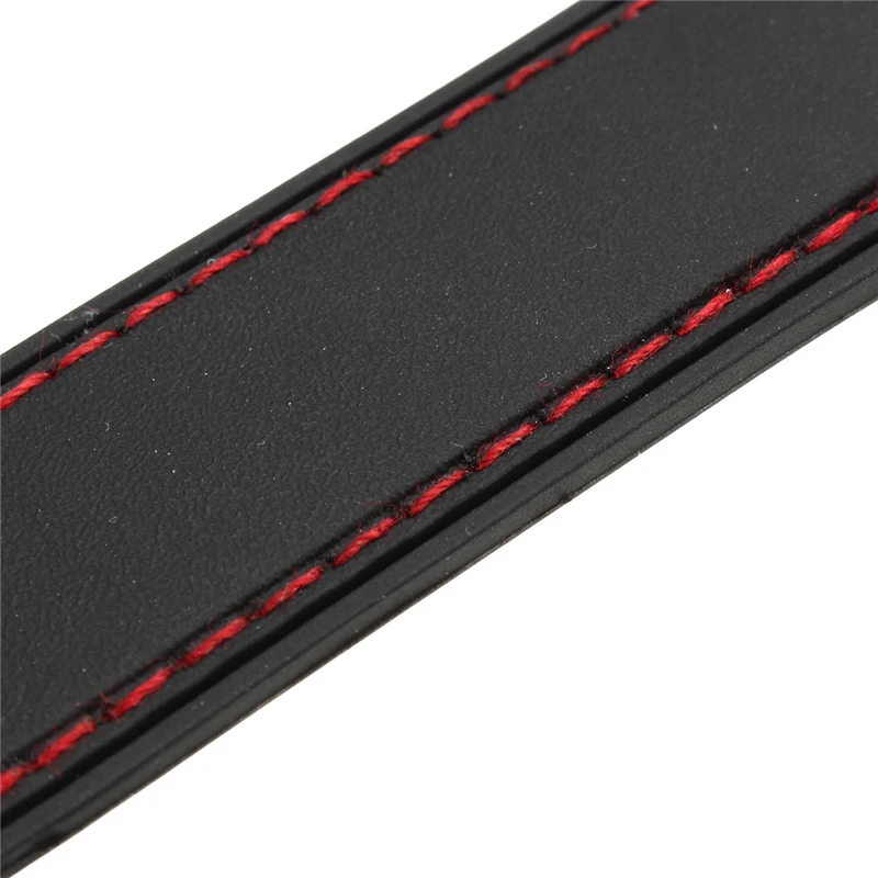 

Fashion Black 30mm Silicone Rubber Watchband Wristband Replacement Strap Without Buckle With Tool