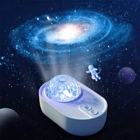 mini galaxy lamp led starry sky projector night light bluetooth compatible speaker bedroom romantic decor christmas gift for kid