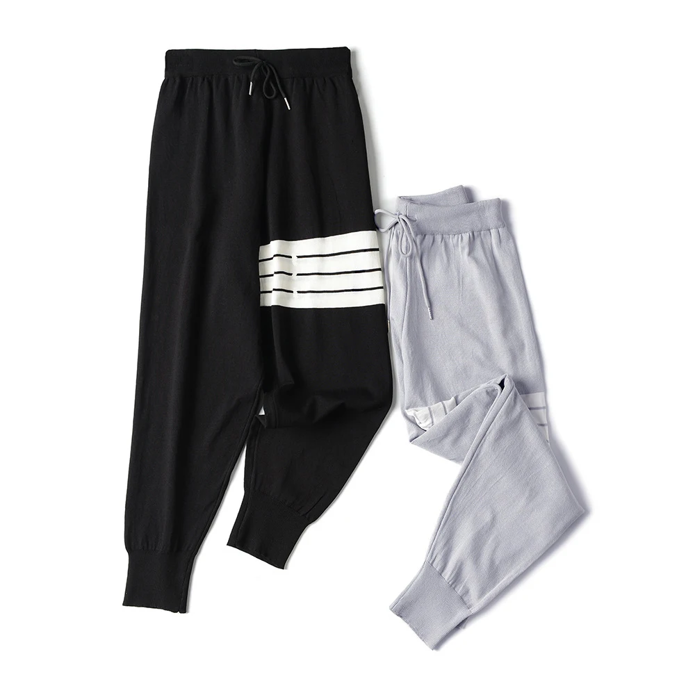 

HLBCBG Sexy High Waist Loose Fleece Sweatpants Trousers With Pocket 2021 Fall Winter Black White Baggy Joggers Women Sweat Pants