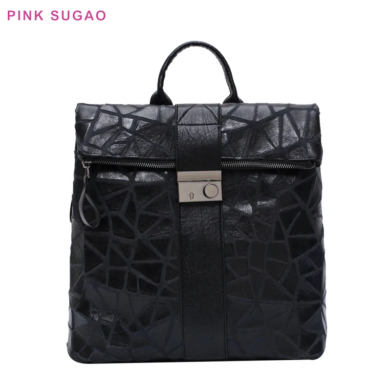 

Розовый рюкзак Sugao, кожаный рюкзак для женщин, маленький рюкзак, кошелек, сумка для книг, дорожный рюкзак, сумки для девушек, рюкзак для ноутб...