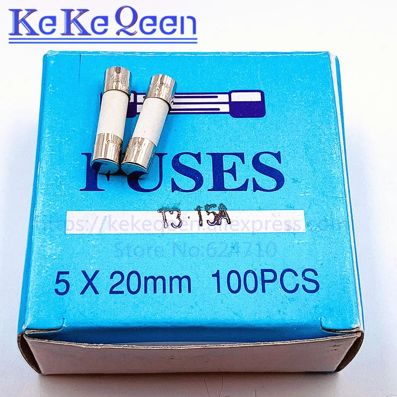 100pcs/lot Ceramic Fuse 5mm x 20mm Slow Blow 5*20 T3.15A 3.15A 250V 5*20mm | Обустройство дома
