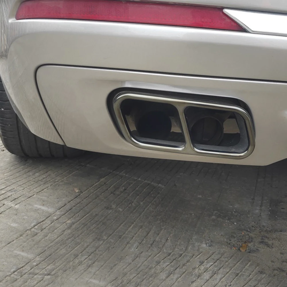 2 шт. автомобильный глушитель выхлопной трубы задний наконечник отделка крышки