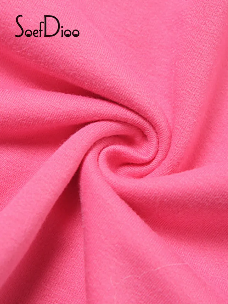 

Soefdioo Pink Irregular Hooded Crop Top And Straight Shorts Two Piece Set Women Fashion Streetwear Autumn 2021 Fitness Tracksuit