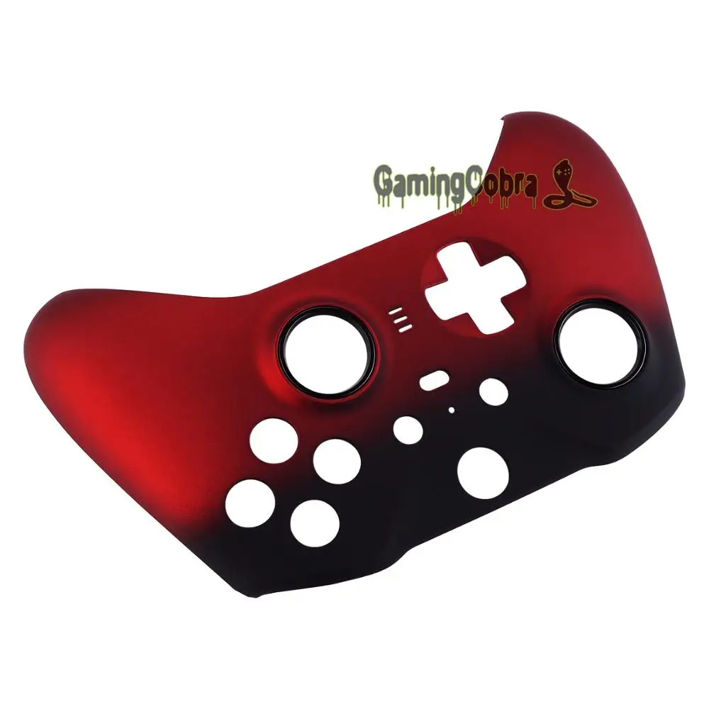 eXtremeRate Shadow Scarlet Red Soft Touch Faceplate Front Housing Shell Replacement Kit for Xbox One Elite Series 2 Controller |
